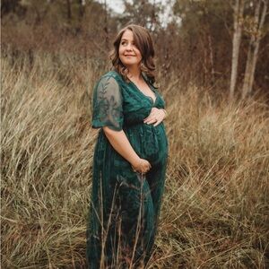 PinkBlush Maternity Lace Dress